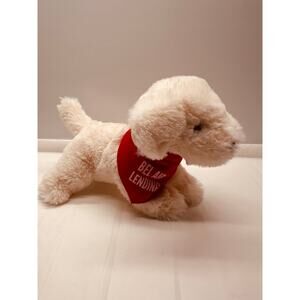 Douglas White Puppy Promotional Item Featuring Bel Air Lending Bandana 9"